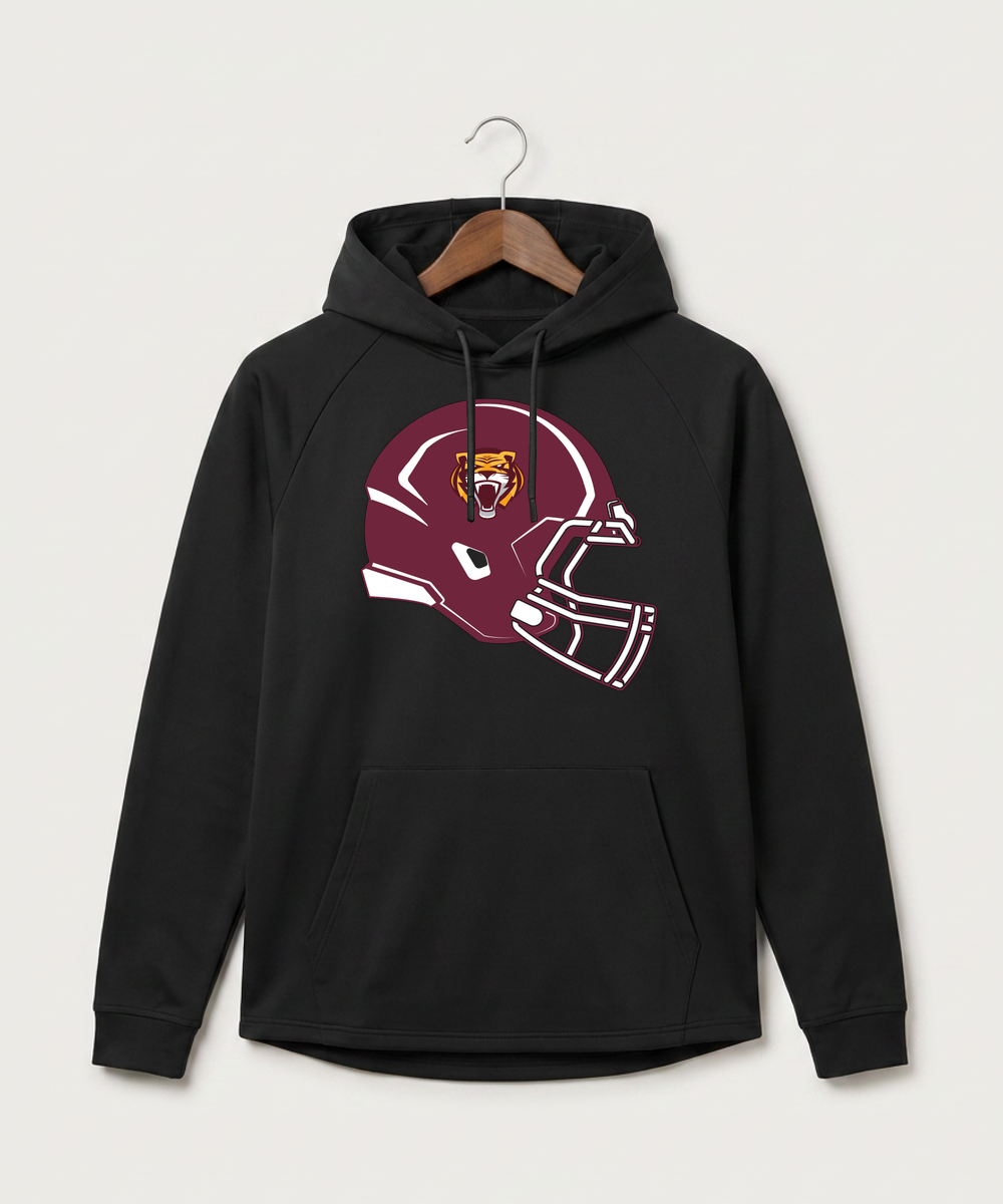 Stewartville High School Football (Boys) - Black Hoodie - Full Front