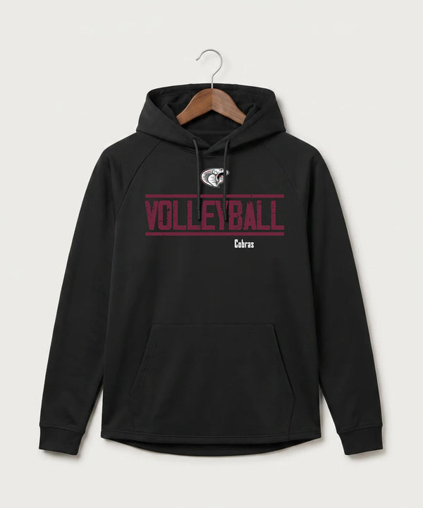 Triton High School Volleyball (Girls) - Black Hoodie - Full Front