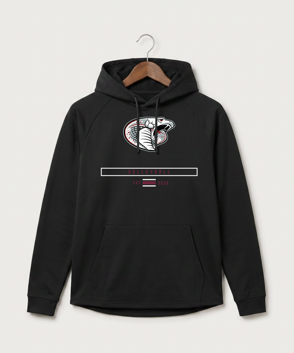 Triton High School Volleyball (Girls) - Black Hoodie - Full Front
