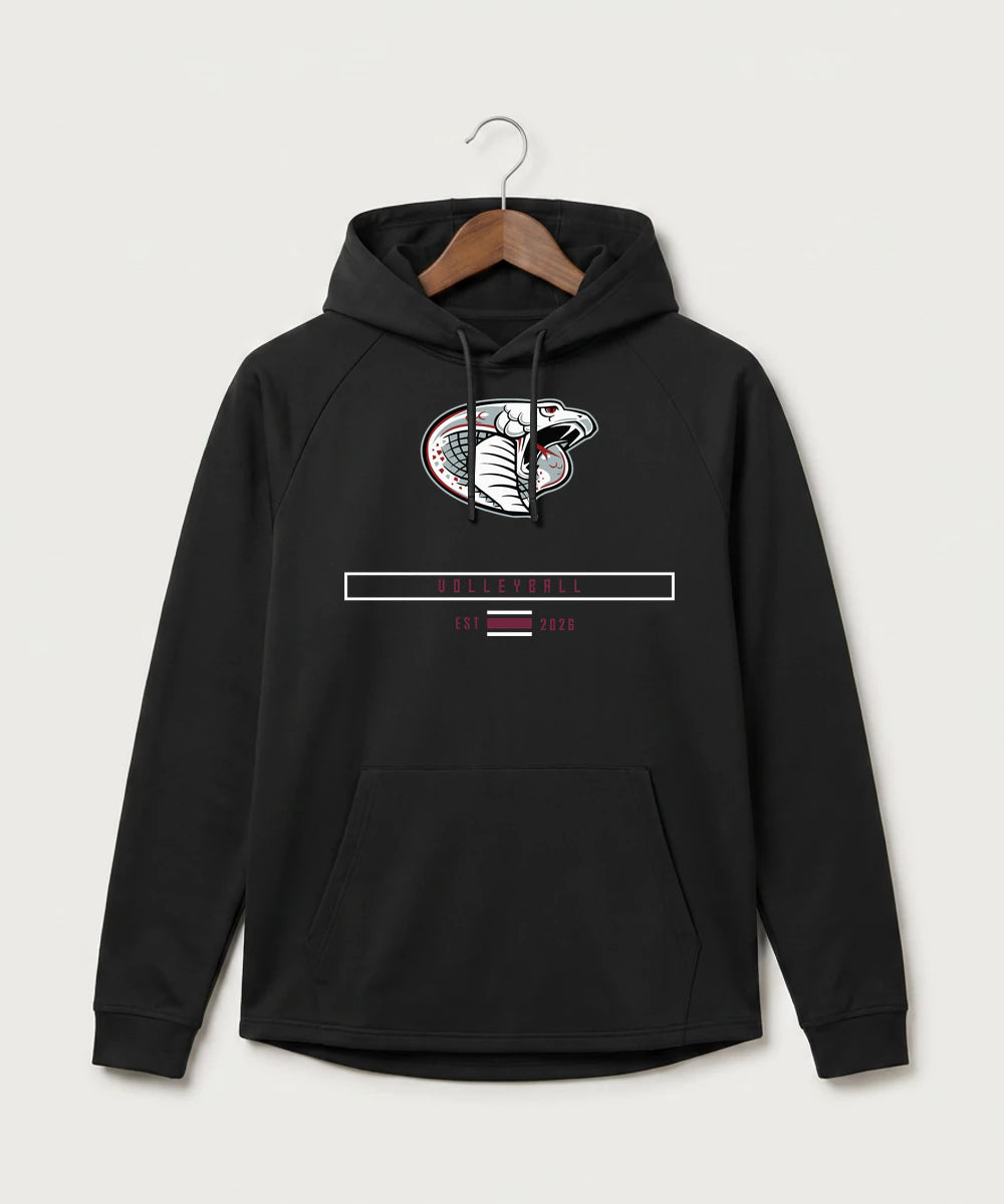 Triton High School Volleyball (Girls) - Black Hoodie - Full Front