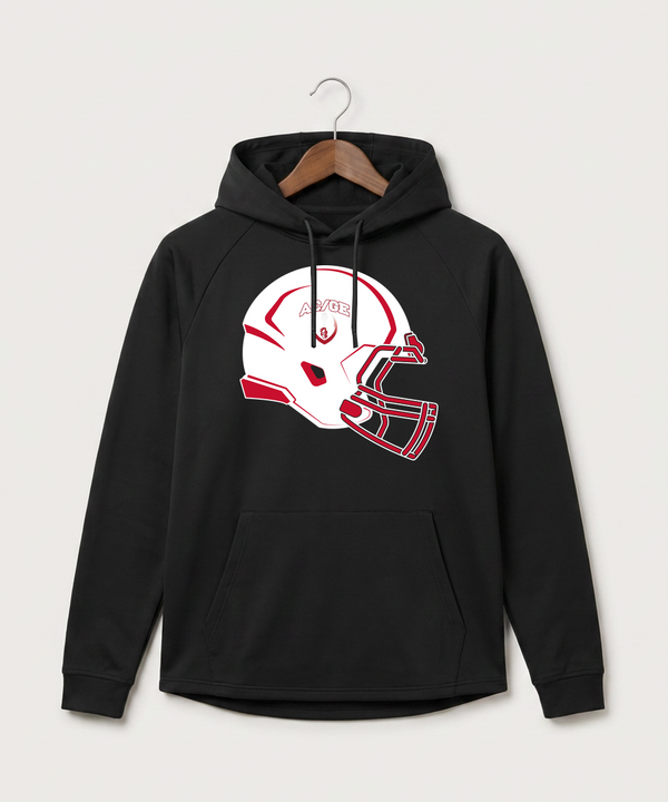 Alden-Conger-Glenville Emmons High School Football (Boys) - Black Hoodie - Full Front