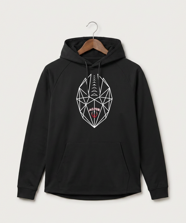 Alden-Conger-Glenville Emmons High School Football (Boys) - Black Hoodie - Full Front