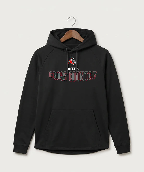 John Marshall High School Cross Country (Coed) - Black Hoodie - Full Front
