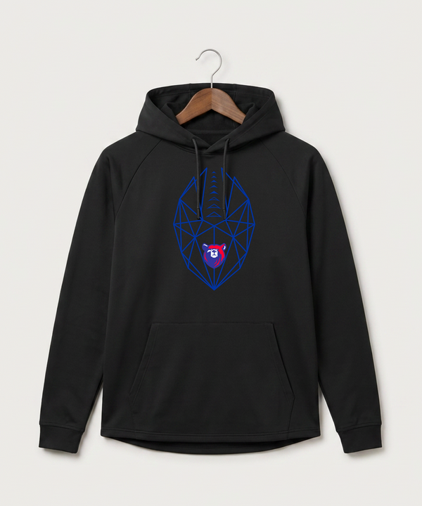 Bertha Hewitt High School Football (Boys) - Black Hoodie - Full Front