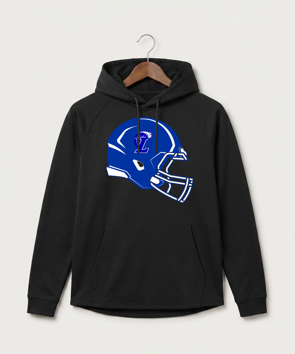 Lakeview High School Football (Boys) - Black Hoodie - Full Front