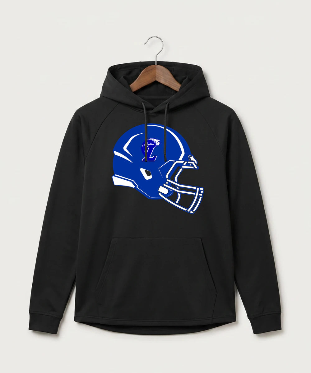 Lakeview High School Football (Boys) - Black Hoodie - Full Front