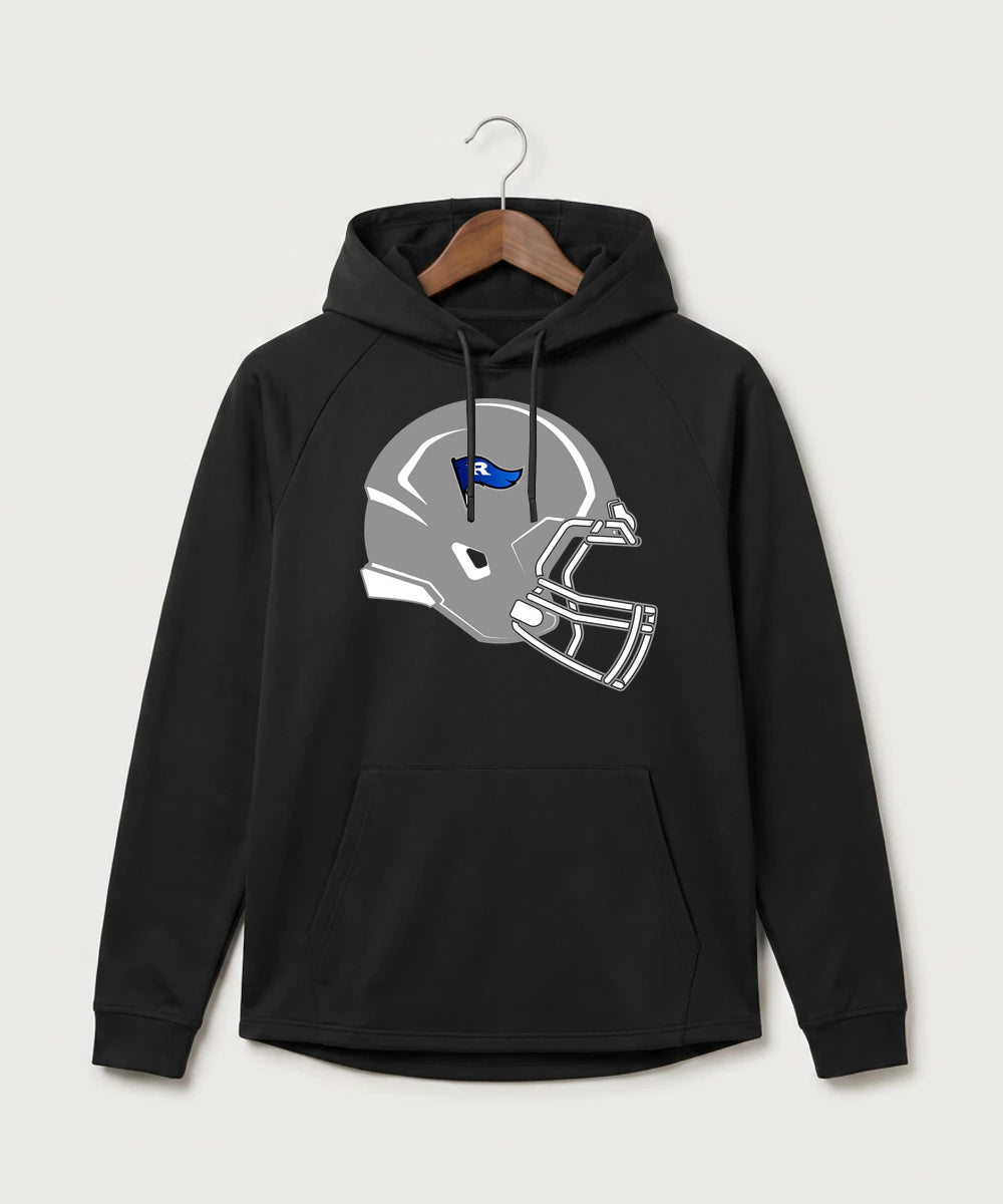 Red Lake County Central Football (Boys) - Black Hoodie - Full Front