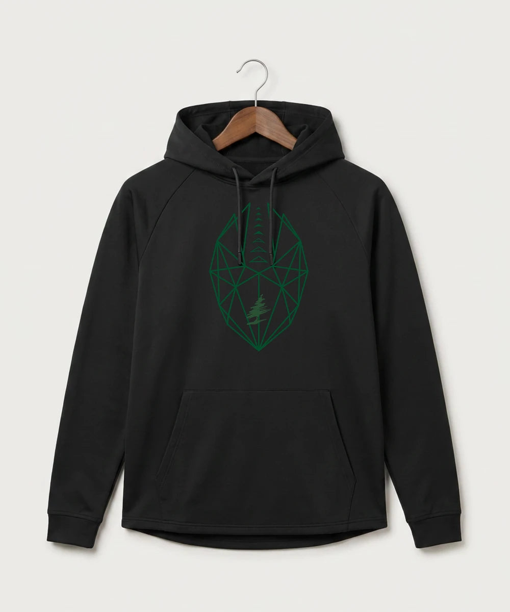 DC Everest High School Football - Black Hoodie - Full Front