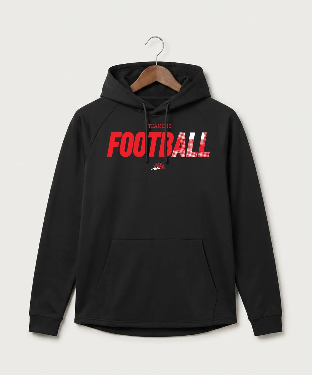 Fulton High School Football (Boys) - Black Hoodie - Full Front