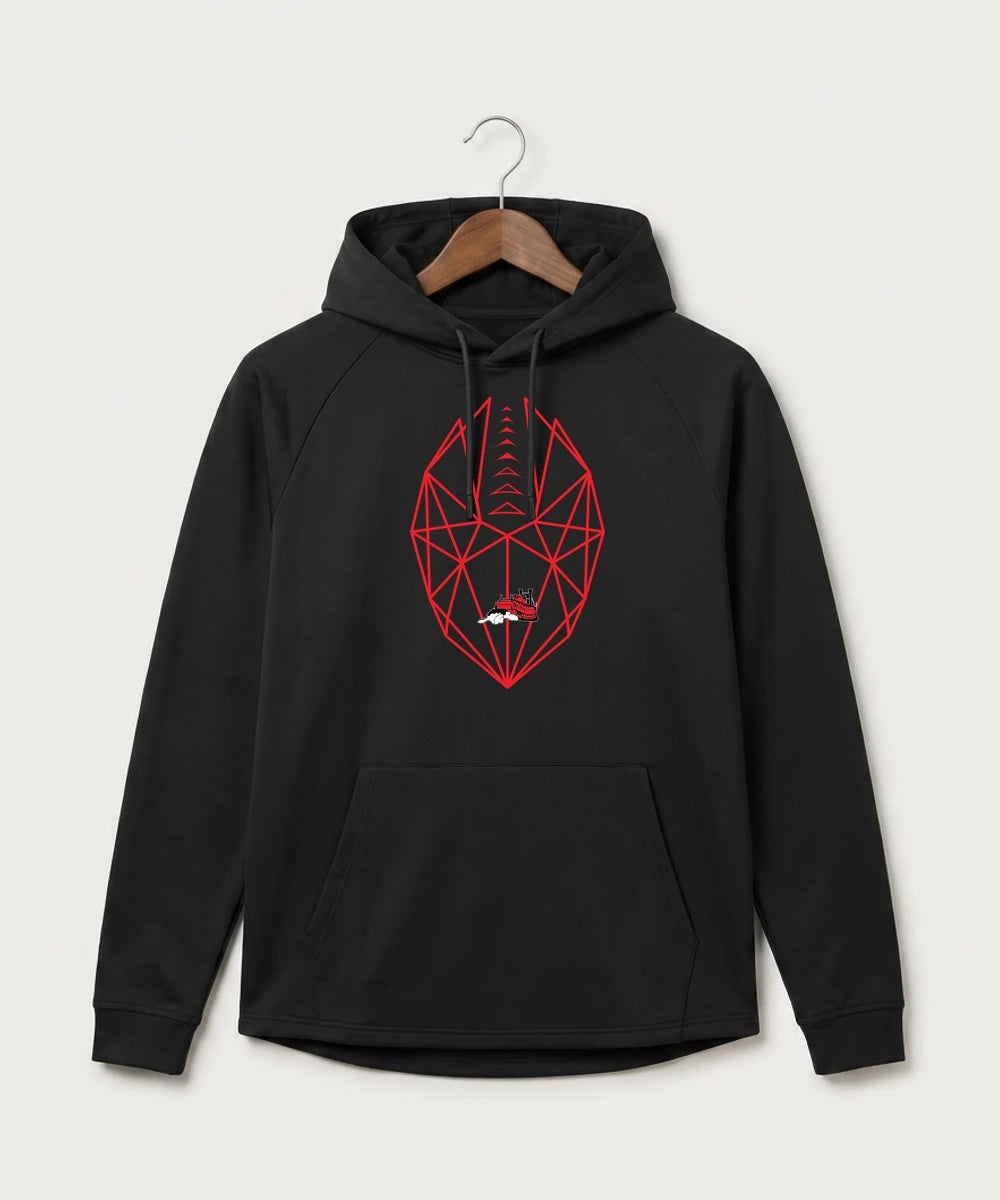 Fulton High School Football (Boys) - Black Hoodie - Full Front
