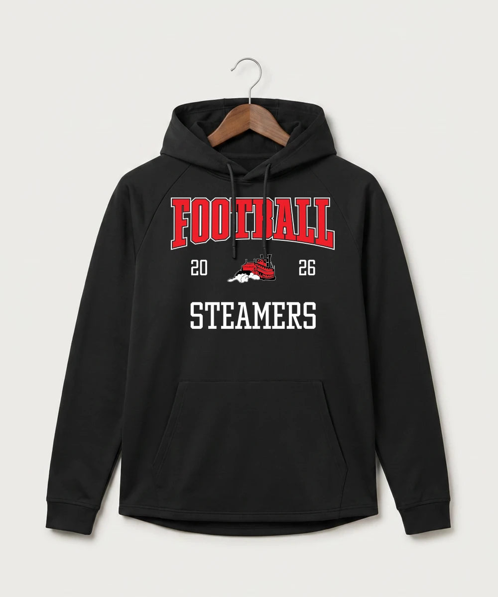 Fulton High School Football (Boys) - Black Hoodie - Full Front