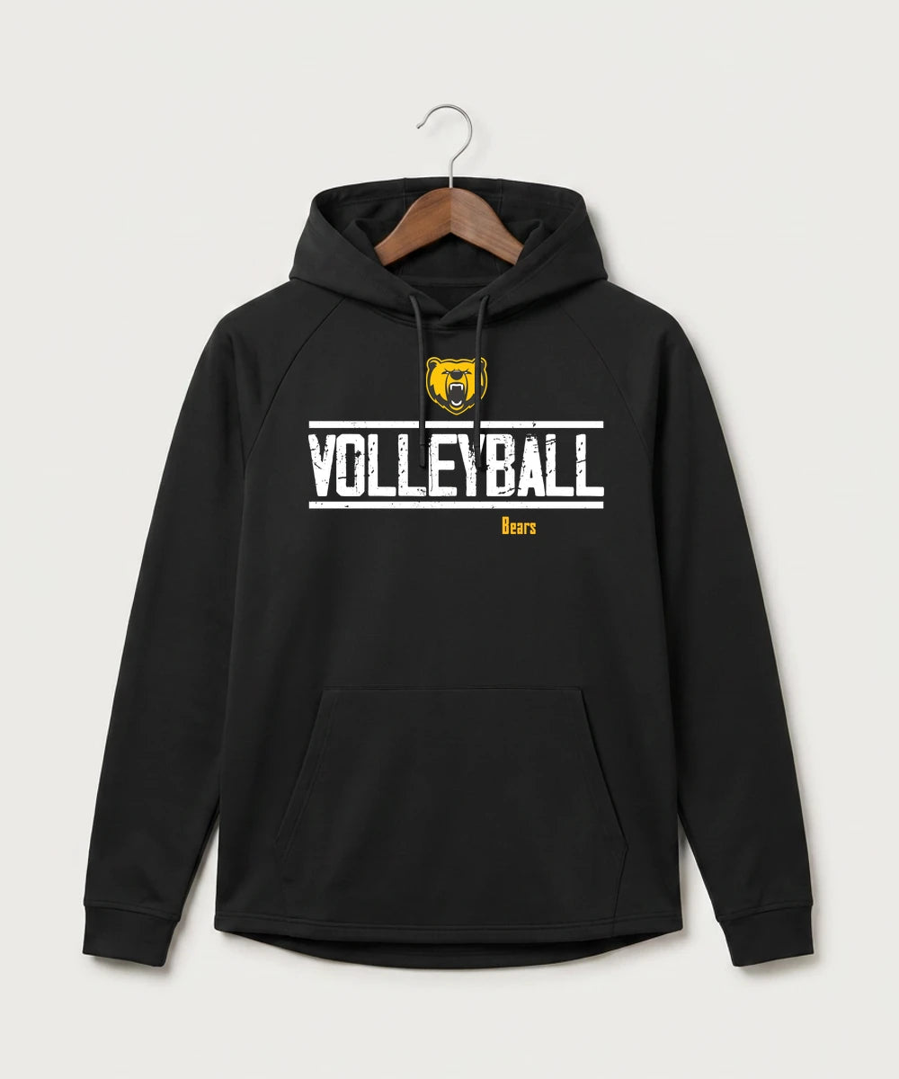 Byron High School Volleyball (Girls) - Black Hoodie - Full Front