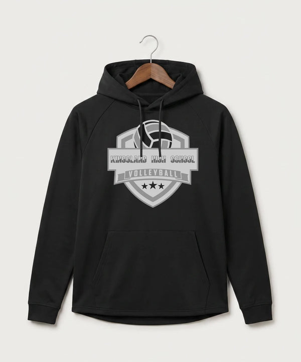 Kingsland High School Volleyball (Girls) - Black Hoodie - Full Front