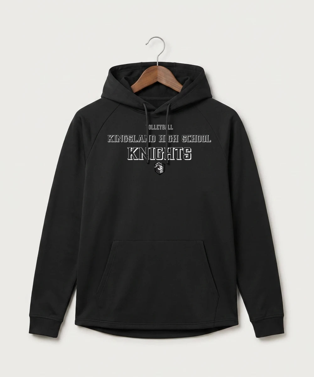 Kingsland High School Volleyball (Girls) - Black Hoodie - Full Front