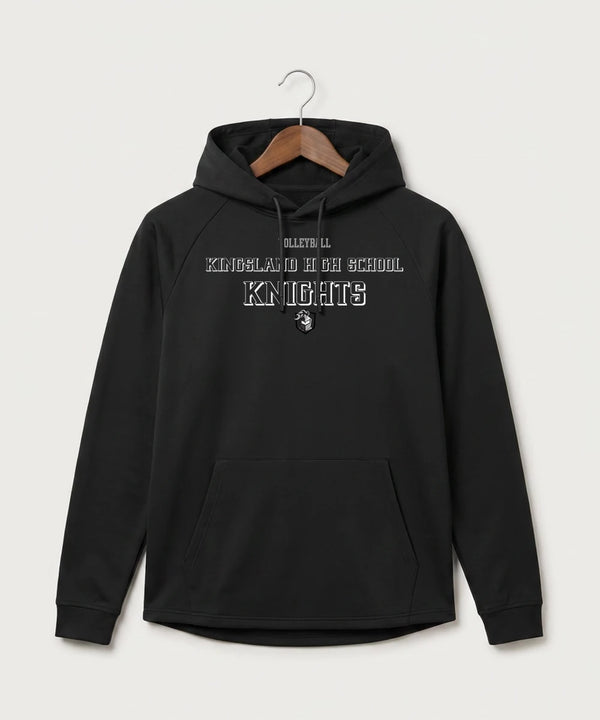 Kingsland High School Volleyball (Girls) - Black Hoodie - Full Front