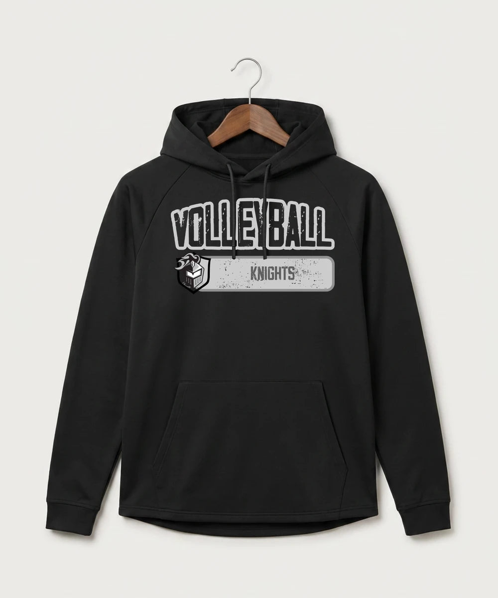 Kingsland High School Volleyball (Girls) - Black Hoodie - Full Front