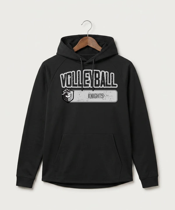 Kingsland High School Volleyball (Girls) - Black Hoodie - Full Front