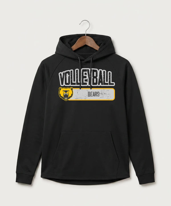 Byron High School Volleyball (Girls) - Black Hoodie - Full Front