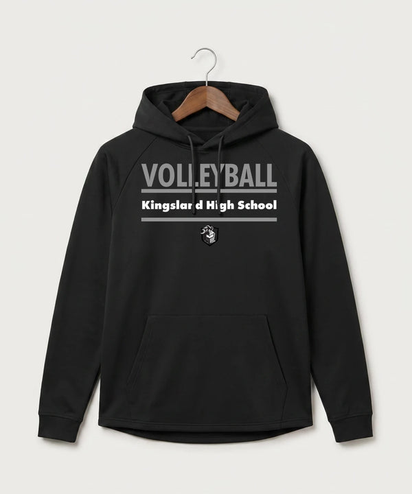 Kingsland High School Volleyball (Girls) - Black Hoodie - Full Front