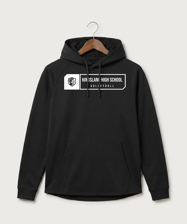 Kingsland High School Volleyball (Girls) - Black Hoodie - Full Front
