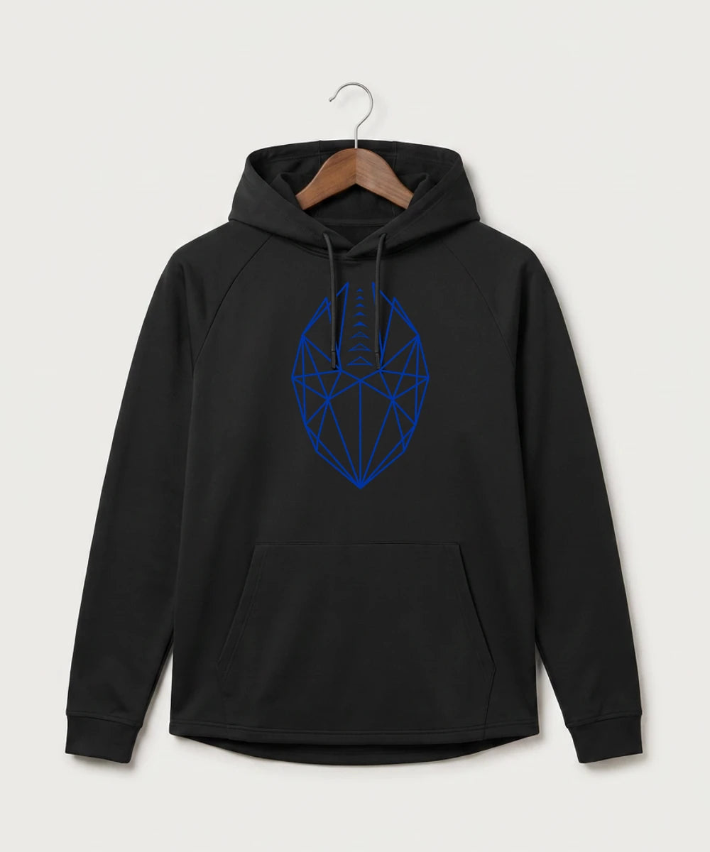 West Bend West High School Football - Black Hoodie - Full Front