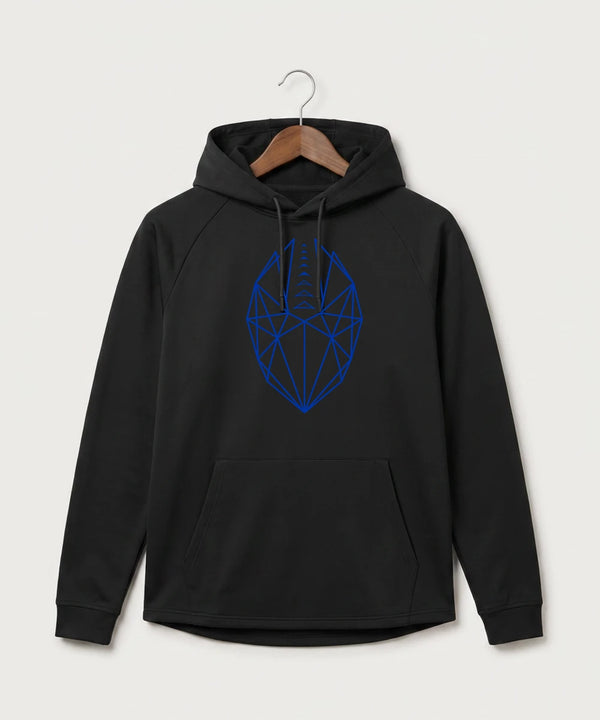 West Bend West High School Football - Black Hoodie - Full Front