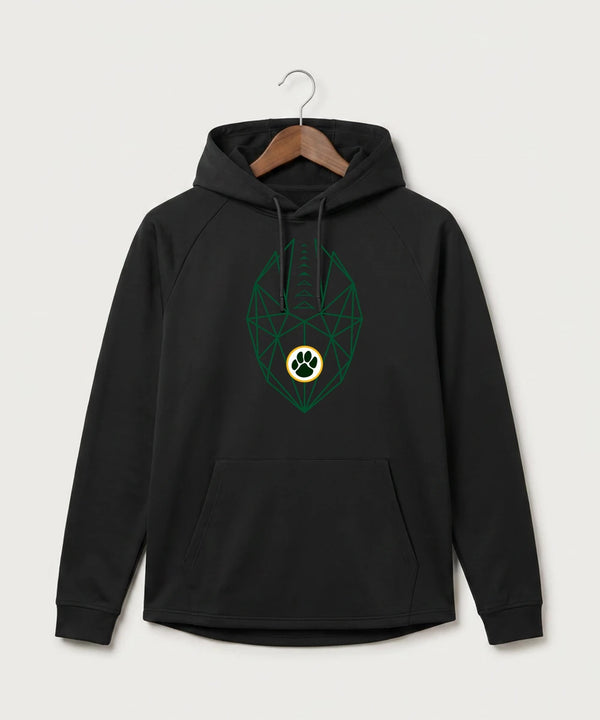 Ashwaubenon High School Football (Boys) (Sandbox) - Black Hoodie - Full Front