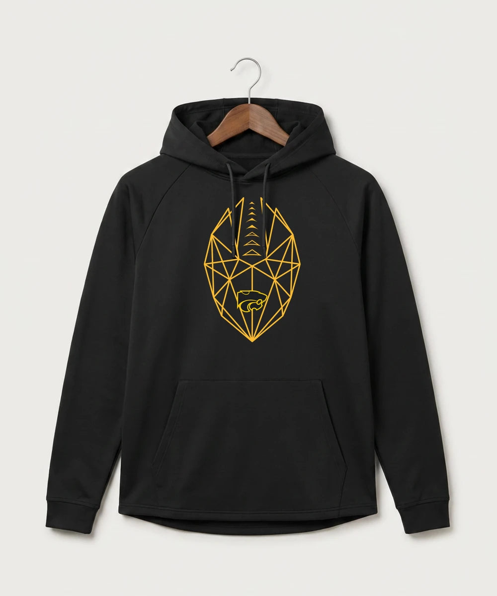 Le-Win Football - Black Hoodie - Full Front