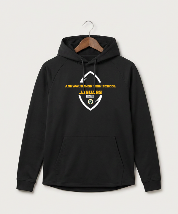 Ashwaubenon High School Football (Boys) (Sandbox) - Black Hoodie - Full Front