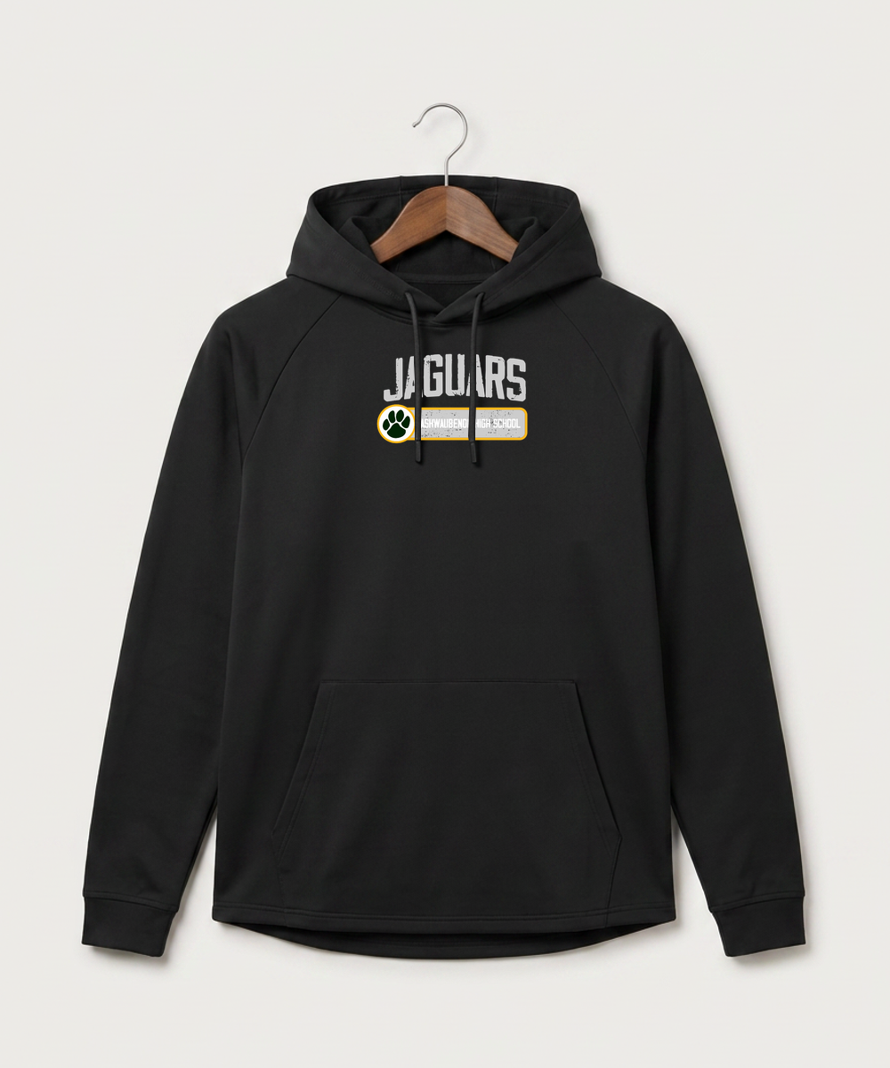 Ashwaubenon High School General (Sandbox) - Black Hoodie - Full Front