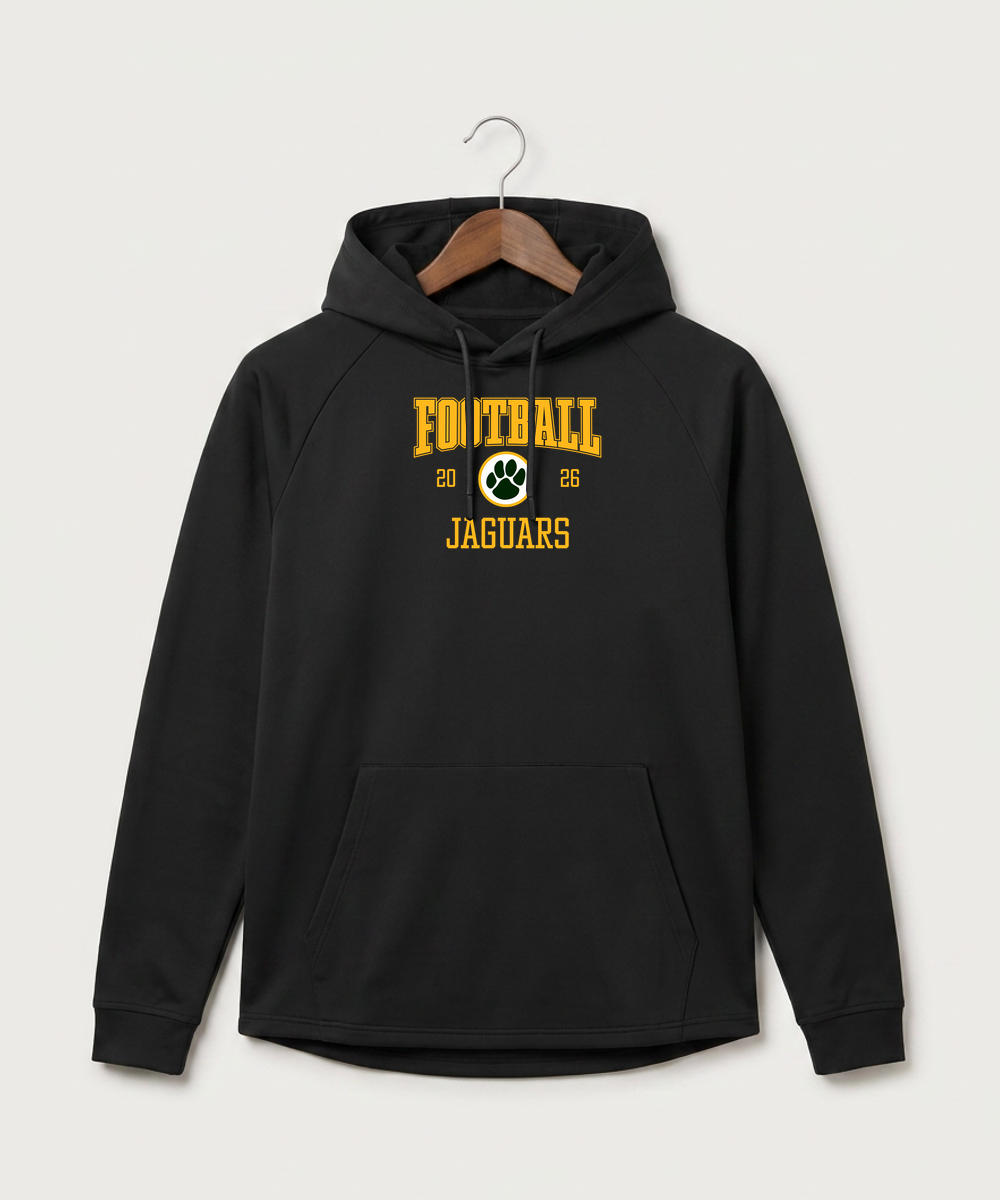 Ashwaubenon High School Football (Boys) (Sandbox) - Black Hoodie - Full Front