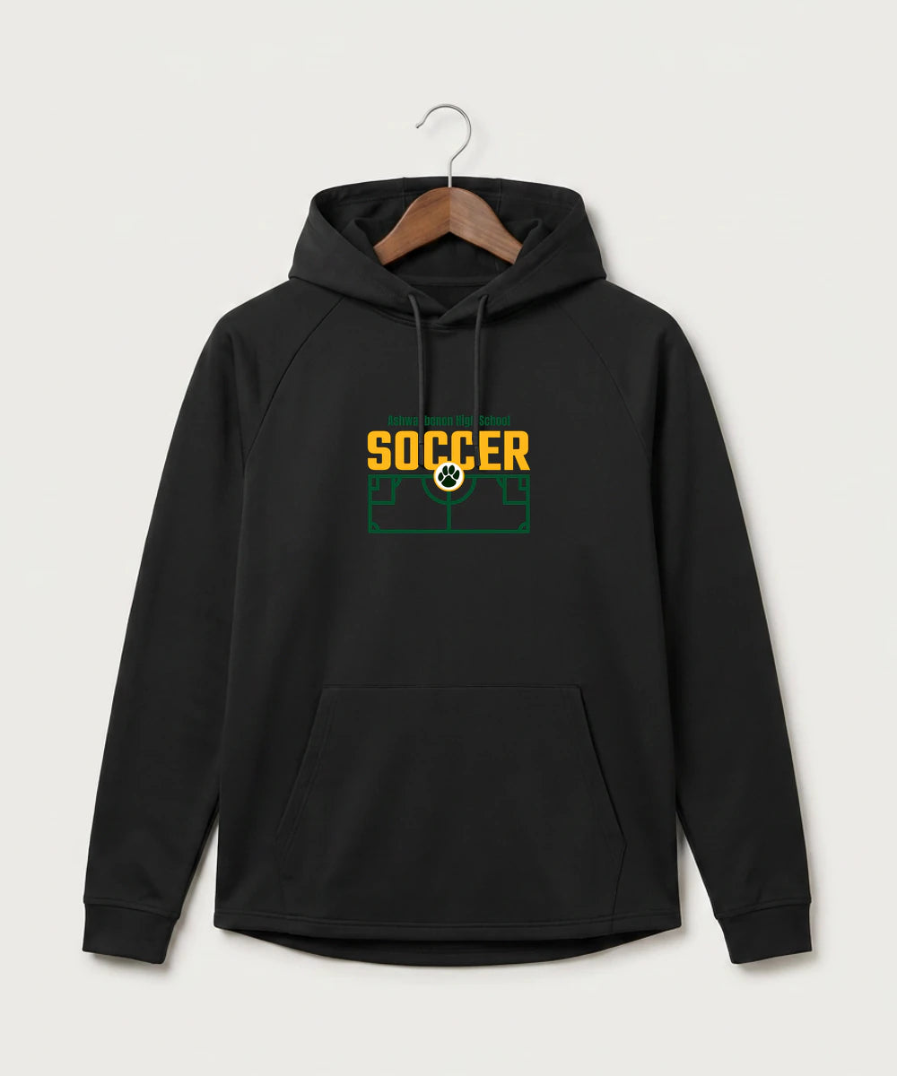 Ashwaubenon High School Soccer (Boys) - Black Hoodie - Full Front