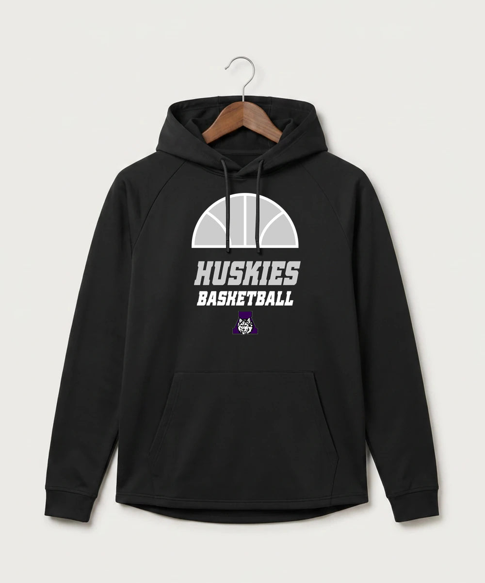 Albany High School Basketball (Boys) - Black Hoodie - Full Front