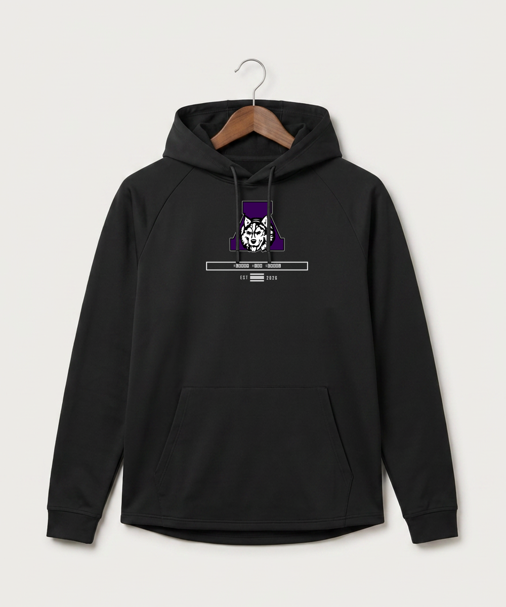Albany High School Athletics - Black Hoodie - Full Front