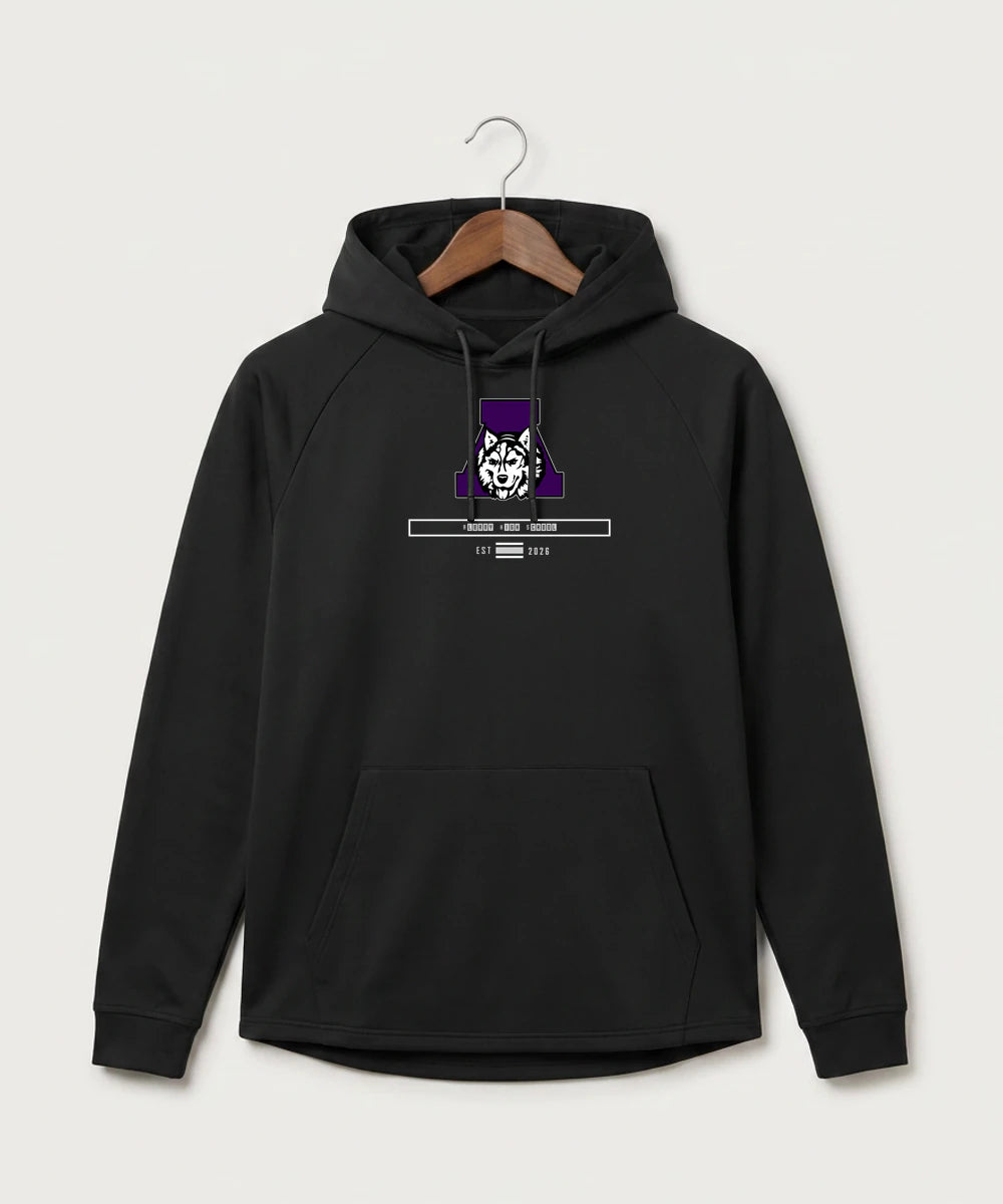Albany High School Athletics - Black Hoodie - Full Front
