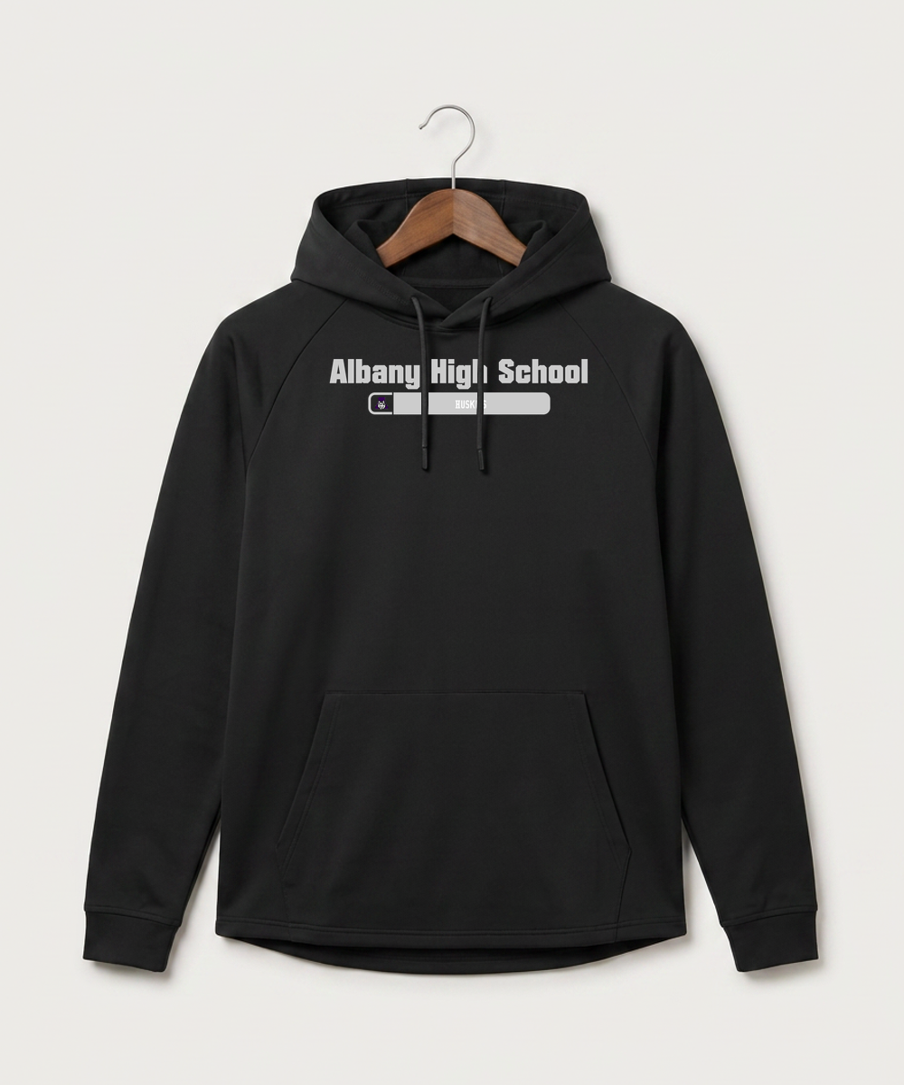 Albany High School Athletics - Black Hoodie - Full Front
