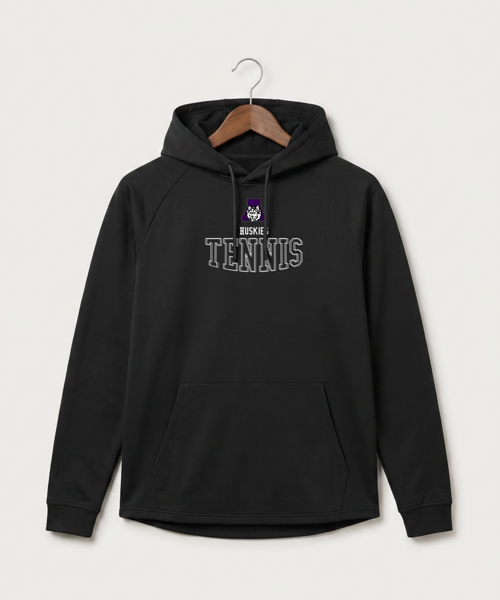 Albany High School Tennis (Boys) - Black Hoodie - Full Front