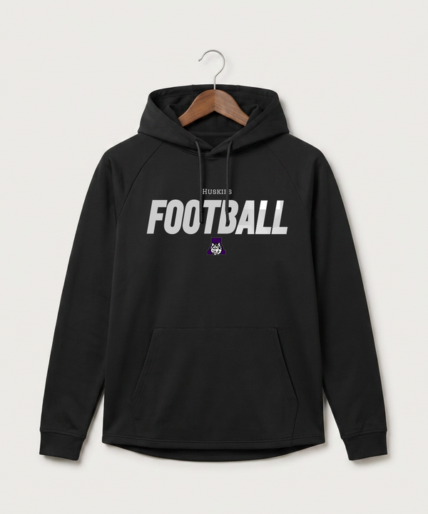 Albany High School Football (Boys) - Black Hoodie - Full Front