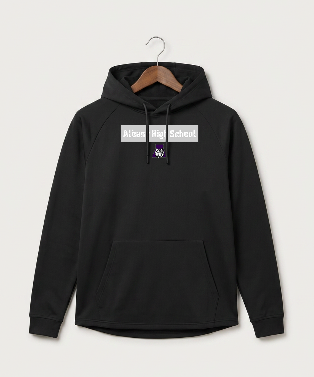 Albany High School Athletics - Black Hoodie - Full Front