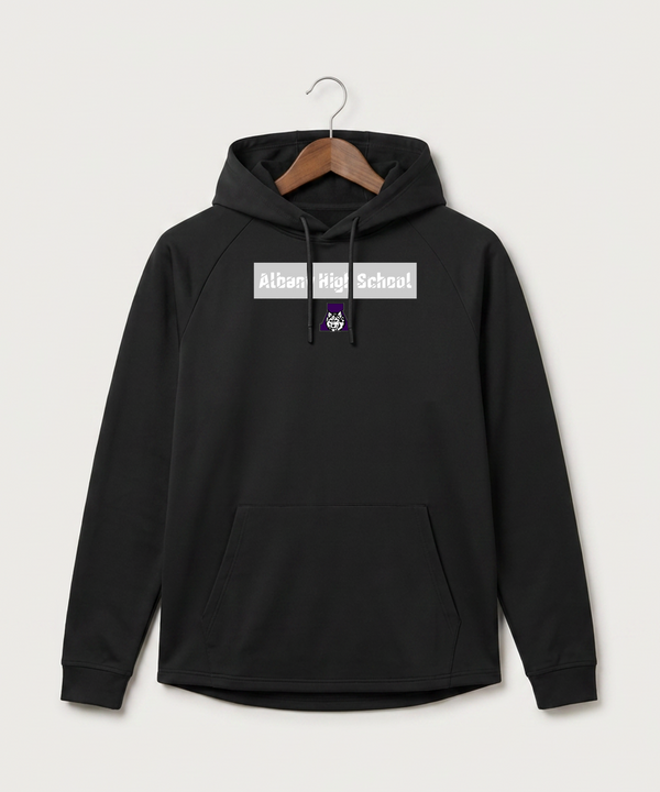 Albany High School Athletics - Black Hoodie - Full Front
