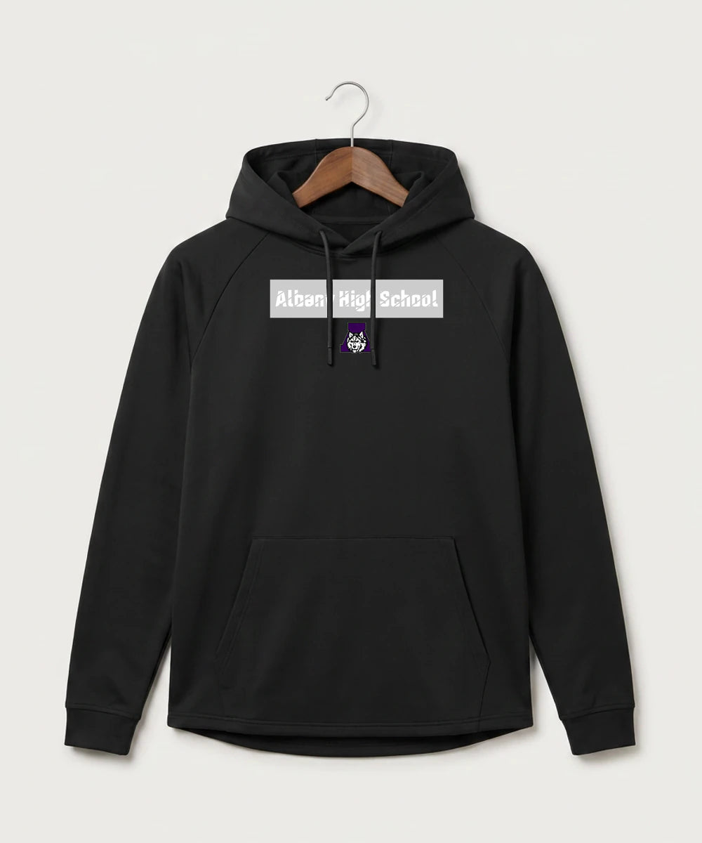 Albany High School Athletics - Black Hoodie - Full Front