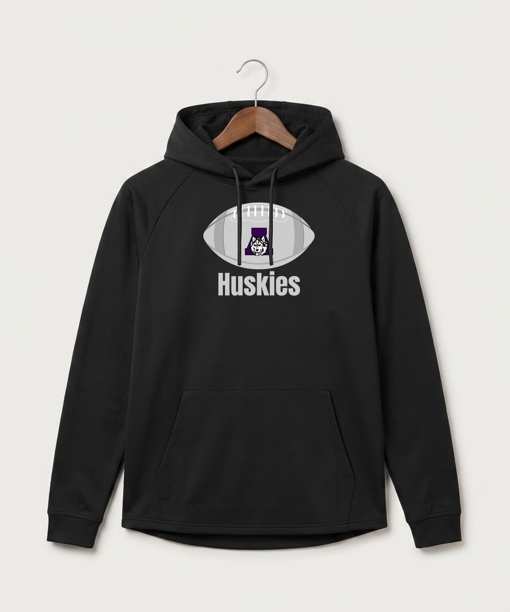 Albany High School Football (Boys) - Black Hoodie - Full Front