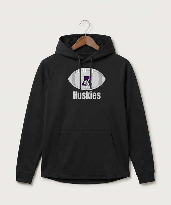 Albany High School Football (Boys) - Black Hoodie - Full Front