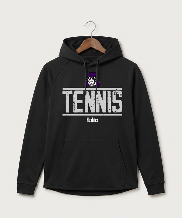 Albany High School Tennis (Boys) - Black Hoodie - Full Front