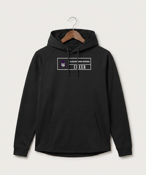 Albany High School Cheerleading - Black Hoodie - Full Front