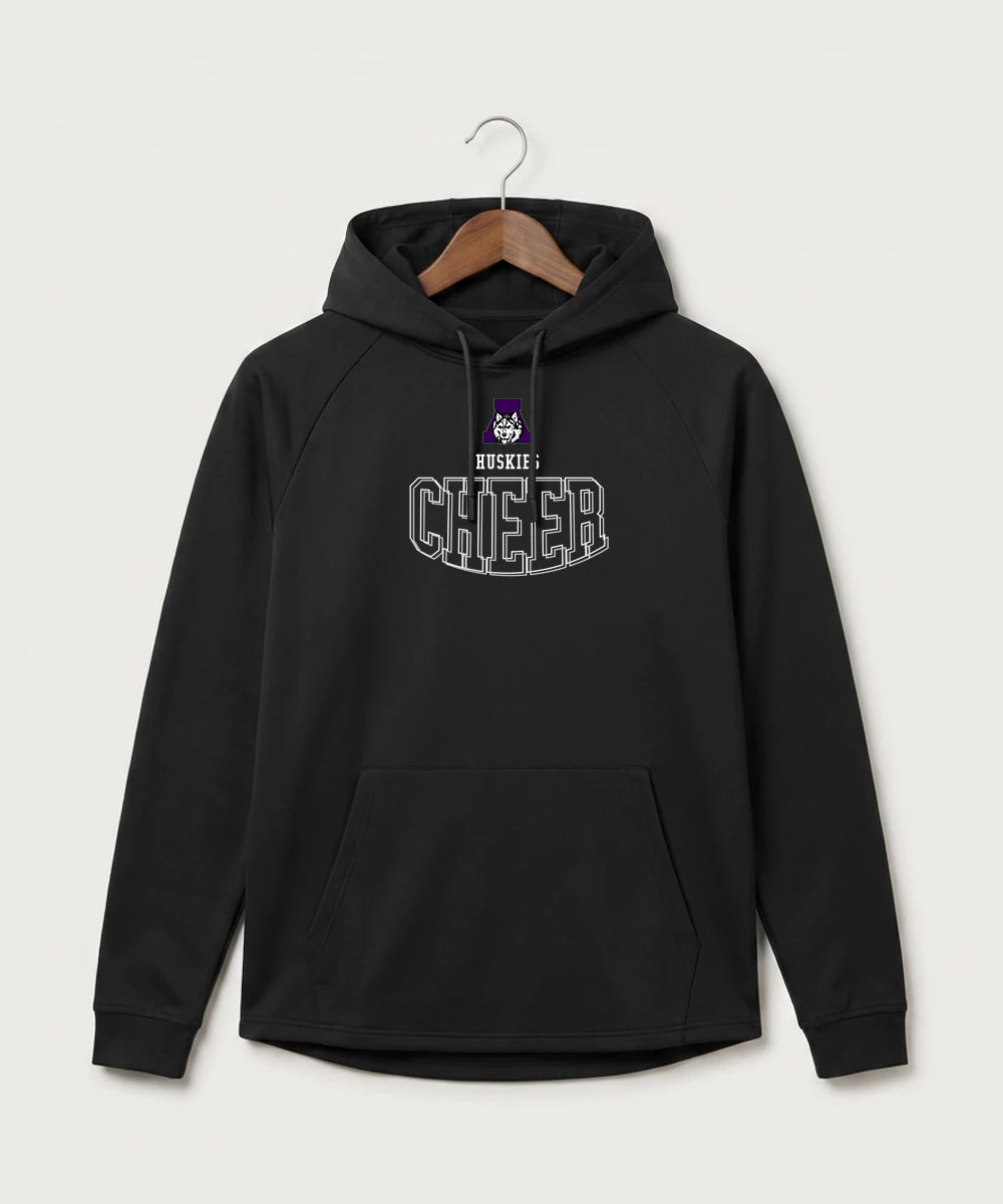 Albany High School Cheerleading - Black Hoodie - Full Front