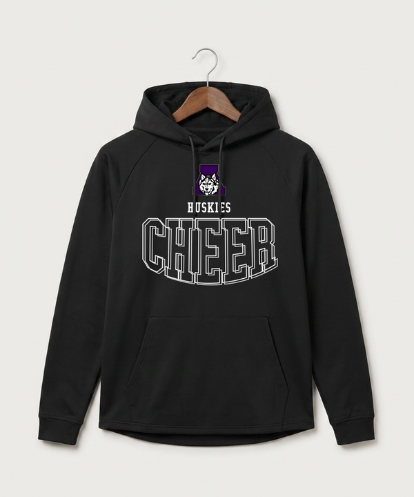 Albany High School Cheerleading - Black Hoodie - Full Front