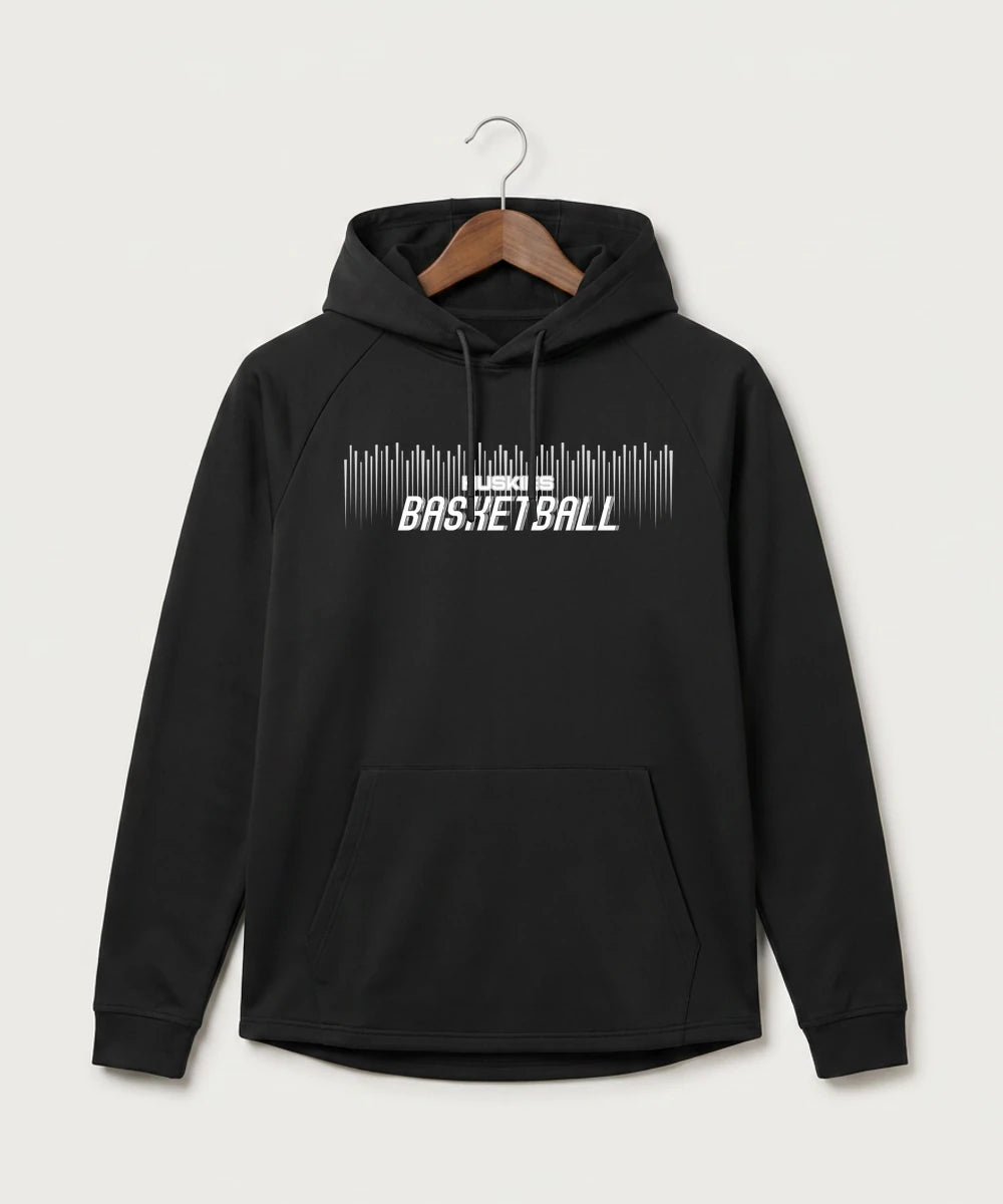 Albany High School Basketball (Boys) - Black Hoodie - Full Front