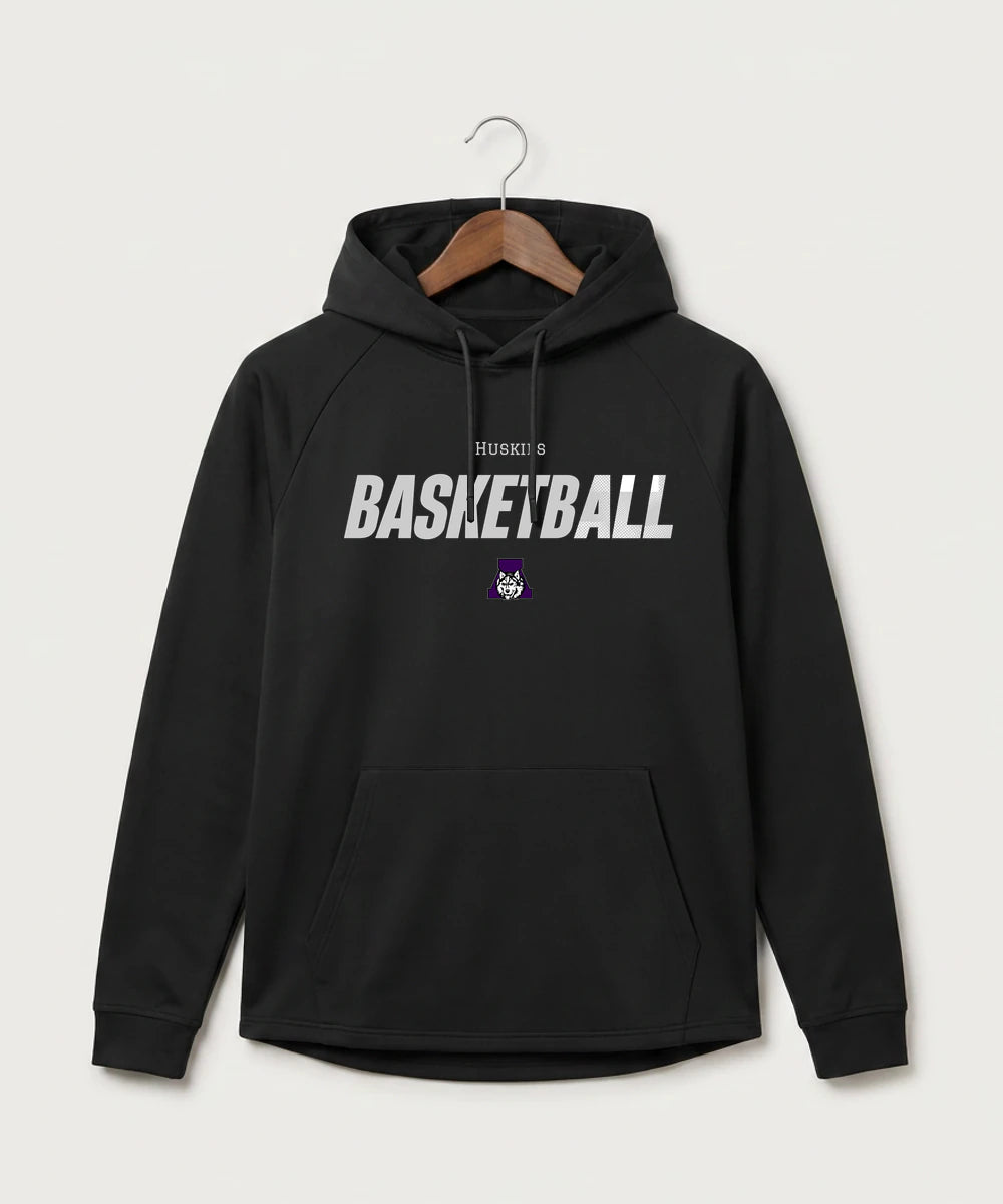 Albany High School Basketball (Boys) - Black Hoodie - Full Front