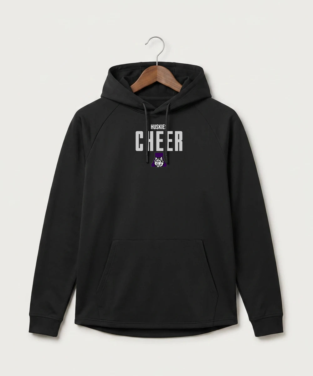 Albany High School Cheerleading - Black Hoodie - Full Front